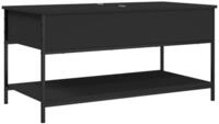 vidaXL Couchtisch Couchtisch Schwarz 100x50x50 cm Holzwerkstoff und Metall...