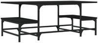 vidaXL Couchtisch Couchtisch Schwarz 100x50,5x40 cm Holzwerkstoff (1-St)