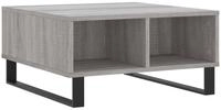 vidaXL Couchtisch Couchtisch Grau Sonoma 60x60x30 cm Holzwerkstoff (1-St)