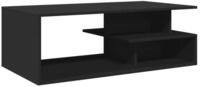 vidaXL Couchtisch Couchtisch Schwarz 102x55x35 cm Holzwerkstoff (1-St)