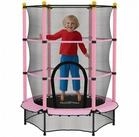 HOMCOM Kindertrampolin Trampolin Outdoor mit Sicherheitsnetz, Randabdeckung, &Oslash;...