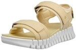 Ecco Gruuv Sol Lea (Premium-Leder) beige Damen Sandale