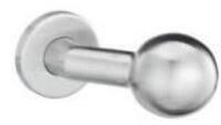 Erich Dieckmann GmbH T&uuml;rgriff T&uuml;rknopf K4/052/02 VA F00 gekr&ouml;pfter Kugelk.EDI