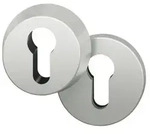 FSB T&uuml;rbeschlag Schutzrosettenpaar 73 7392 Alu.0105 rd.o.ZA S.10mm bunt