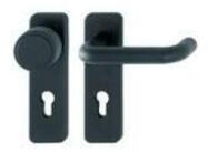 HOPPE Dr&uuml;ckergarnitur Hoppe FS-Garnitur Paris FS-K58/202K/138 Ku.F9005M D/K...