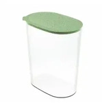 KOZIOL Vorratsdose Connect Oval Storage L Nature Leaf Green, 2.5 L, Kunststoff,