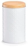 Zeller Present Dose Scandi, Metall, wei&szlig;, 1370 ml, &Oslash;10,7 x 18 cm