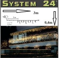 STAR Systemlichterkette 492-72 System 24 LED 49er Eisregenkette