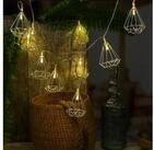 MARELIDA LED-Lichterkette LED Deko Lichterkette DIAMANT 10 kleine beleuchtete...