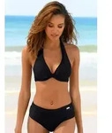 LASCANA B&uuml;gel-Bikini als Neckholder schwarz 36