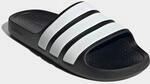 Badesandale ADIDAS SPORTSWEAR "FLOW ADILETTE", Herren, Gr. 38, schwarz-wei&szlig; (core