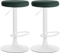 CLP Barhocker Ponte Samt (Set, 2er), drehbar und h&ouml;henverstellbar