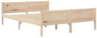 vidaXL Bett Massivholzbett Kiefer 160x200 cm