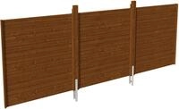 Skanholz Carport-R&uuml;ckwand, BxH:550x200 cm, aus Profilschalung