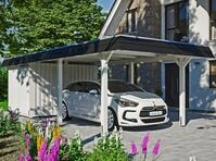 Skanholz Einzelcarport Wendland, BxT: 362x870 cm, 206 cm Einfahrtsh&ouml;he