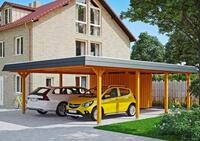 Skanholz Doppelcarport Wendland, BxT: 630x879 cm, 216 cm Einfahrtsh&ouml;he