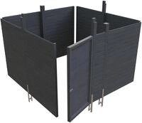 Skanholz Carport-Ger&auml;teraum Abstellraum C2, BxT: 314x317 cm, aus Profilschalung