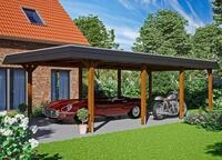 Skanholz Einzelcarport Wendland, BxT: 409x870 cm, 210 cm Einfahrtsh&ouml;he