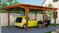 Skanholz Einzelcarport Emsland, BxT: 404x604 cm, 223 cm Einfahrtsh&ouml;he