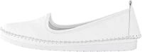 Slipper ANDREA CONTI, Damen, Gr. 36, wei&szlig;, Glattleder, Leder, Schuhe Slipper