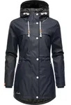 Navahoo Regenmantel Rainy Forest modischer Damen Outdoor Regenparka blau XXXL...