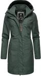 Wintermantel RAGWEAR "Wintermantel Jannisa", Damen, Gr. XS, gr&uuml;n (pine gr&uuml;n23),