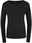 Strickfleece-Pullover OXMO "Strickpullover OXEdda", Damen, Gr. M, grau (dar...
