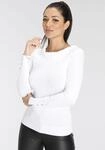 Carmenpullover MELROSE, Damen, Gr. 40, wei&szlig;, Feinstrick, Obermaterial: 70% Viskose,