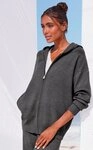 Elbsand Strickjacke aus hochwertigen Strick und eingestricktem Logo, Loungewear