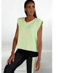 LASCANA ACTIVE 2-in-1-Shirt Sportshirt im doppellagigen Look gr&uuml;n S (36/38)