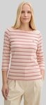 TOM TAILOR 3/4-Arm-Shirt T-Shirt Langarmshirt mit Streifenmuster