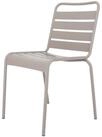 Fiam Stuhl Mya Metal aus Aluminium, Taupe