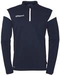 Trainingspullover UHLSPORT "1/4 ZIP TOP Squad 27 Kids", M&auml;dchen, Gr. 116, blau