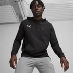 Kapuzensweatshirt PUMA "TEAMGOAL CASUALS HOODY", Herren, Gr. S, schwarz-wei&szlig; (puma