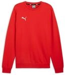 Sweatshirt PUMA "TEAMGOAL CASUALS CREW NECK SWEAT", Herren, Gr. S, puma rot, puma