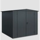 H&ouml;rmann Ecostar Ger&auml;tehaus Trend mit Satteldach (259 x 248 cm), Metall, ohne