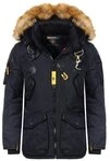 Geographical Norway Winterjacke Herren Multifunktionsparka mit modischem Design...