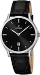 Festina Quarzuhr Festina Herren Uhr F16745/5 Analog Leder, (Analoguhr), Herren