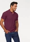 Poloshirt FRUIT OF THE LOOM, Herren, Gr. S (44/46), rot (burgund), Piqu&eacute;,