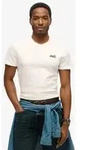 Superdry Rundhalsshirt ESSENTIAL CONTRAST EMB TEE Slim Fit, aus Baumwolle und...