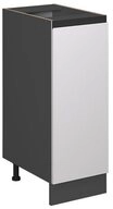 Vicco Apothekerschrank R-Line, Wei&szlig;/Anthrazit, 30 cm J-Shape, ohne...