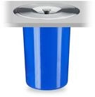 relaxdays Einbaum&uuml;lleimer M&uuml;lleimer f&uuml;r Arbeitsplatte 8 Liter