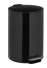 relaxdays M&uuml;lleimer Treteimer 12 Liter, schwarz