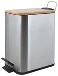 spirella Kosmetikeimer ERIK Bambus, Treteimer mit Softclose-Absenkautomatik,