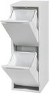 en.casa M&uuml;lltrennsystem, &raquo;Sollentuna&laquo; mit 2 Kippf&auml;chern Metall 2 x 14 L...