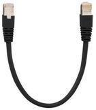 Rutenbeck Rutenbeck Patchkabel PK Cat6A 6kV 1m sw Computer-Kabel