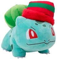 Jazwares Pl&uuml;schfigur Pokemon Christmas Bulbasaur Pl&uuml;schtier 20cm