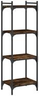 vidaXL B&uuml;cherregal NA B&uuml;cherregal 4 B&ouml;den R&auml;uchereiche 40x30x120 cm...