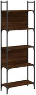vidaXL B&uuml;cherregal B&uuml;cherregal 5 B&ouml;den Braun Eichen-Optik 60,5x24x166,5 cm,...