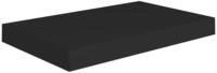 vidaXL Wandregal, Schwebendes Wandregal Schwarz 40x23x3,8 cm MDF